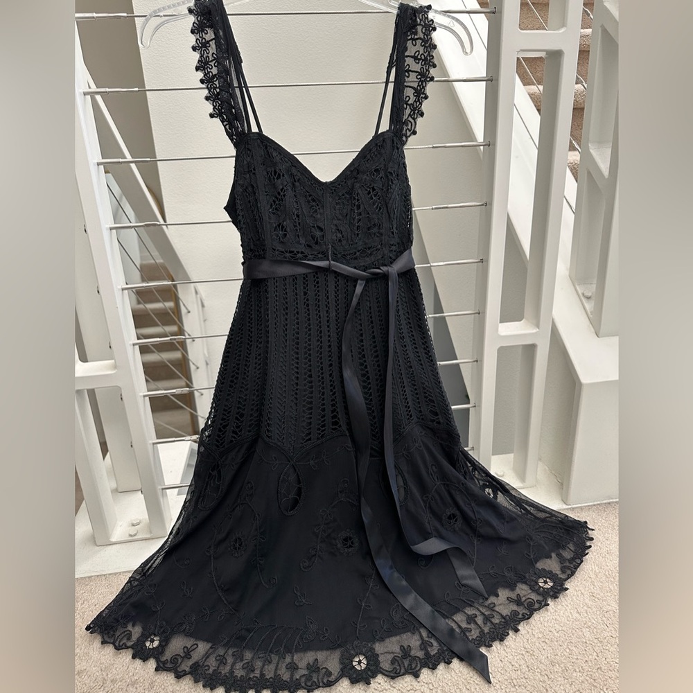 Betsey Johnson Black Lace Dress